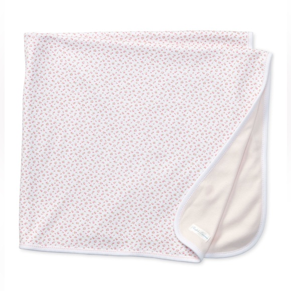 Ralph Lauren Other - Ralph Lauren Baby Girls Reversible Floral Cotton Blanket